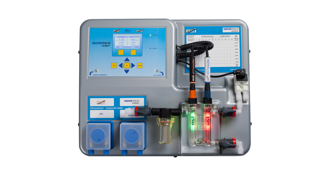 Poolsteuerung & -Automatisierung 2 Automatische Mess- Regel- und Dosieranlage