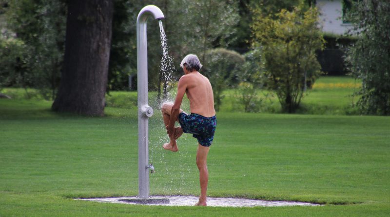 Duschen vor dem Badegang?