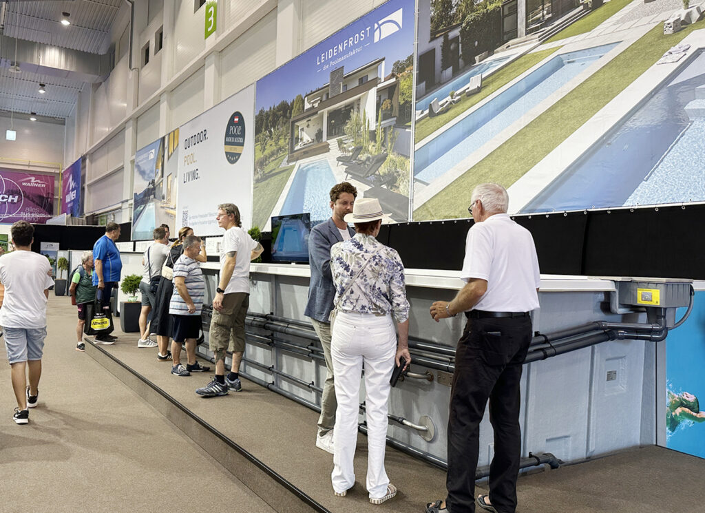 Poolplanung - Messen 2025 3 Bei der Gartenbaumesse in Tulln präsentiert Leidenfrost Pools und Top-Beratung in Halle 3